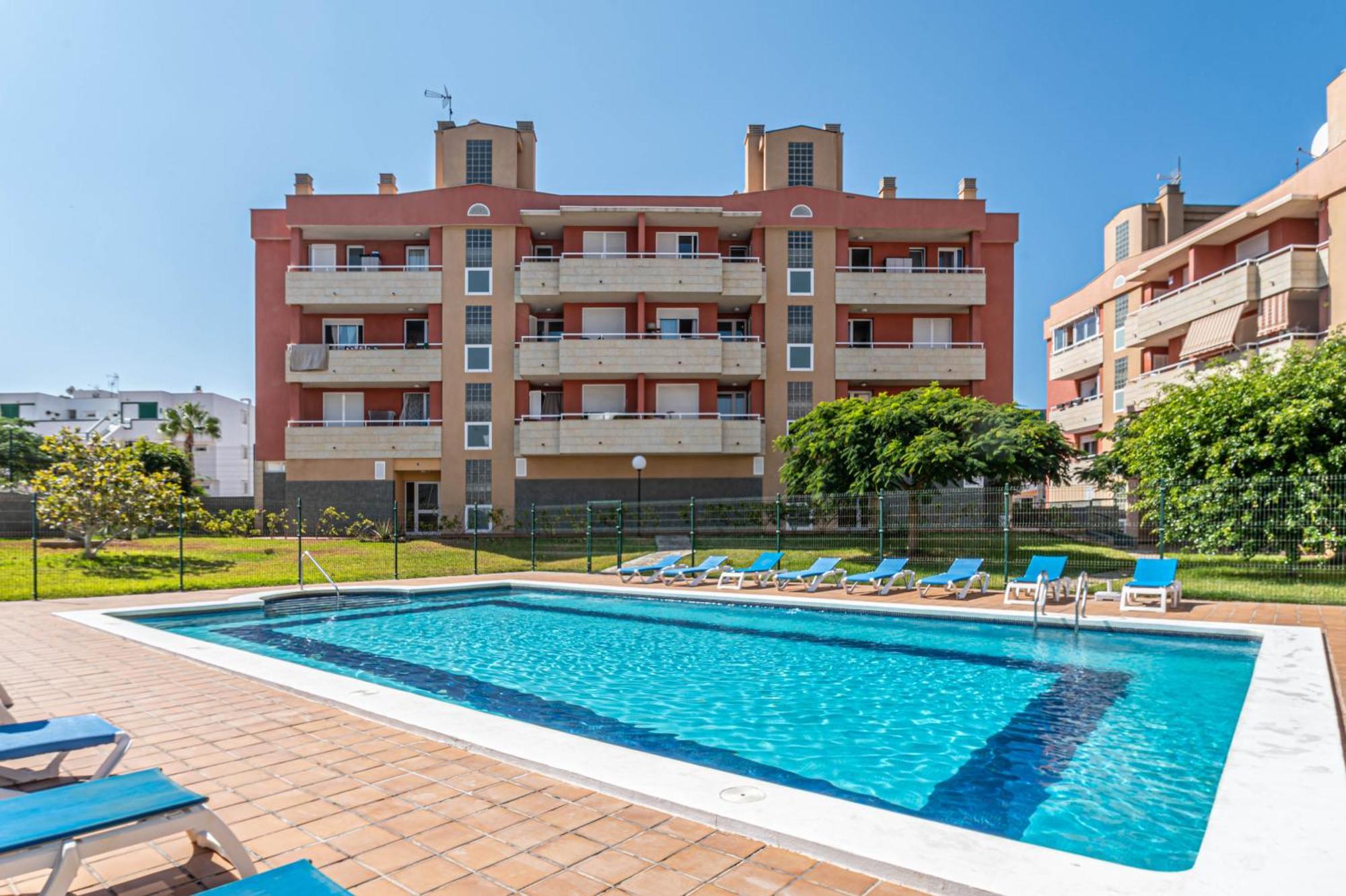 Comodo Y Tranquilo Alojamiento En El Complejo El Navegante Apartman Arona  Kültér fotó